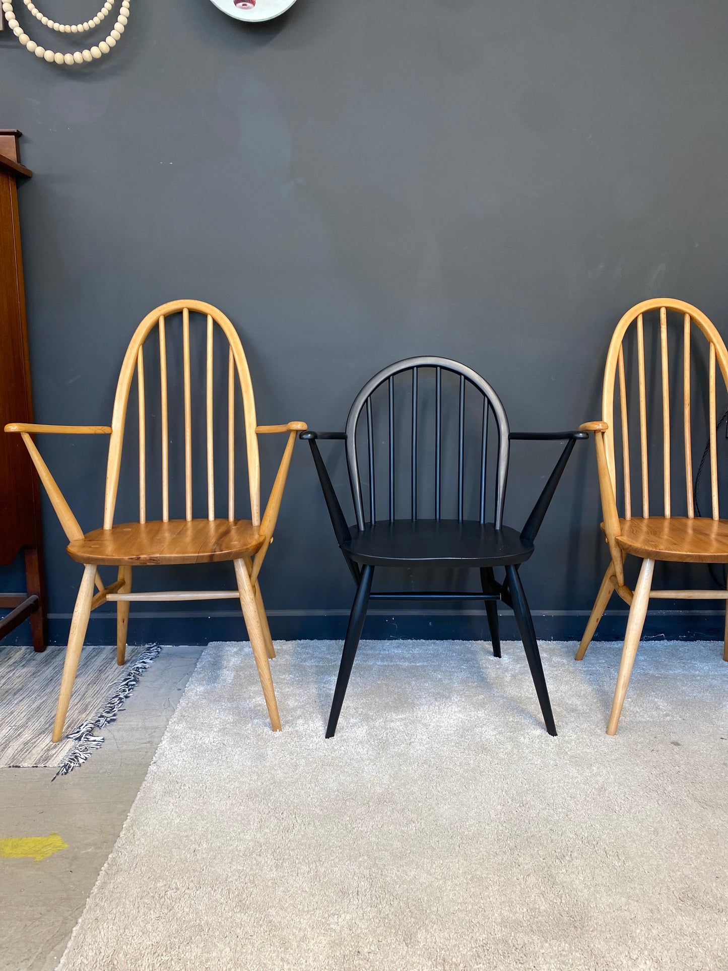 Pair of Refurbished Vintage Ercol Quaker Carver