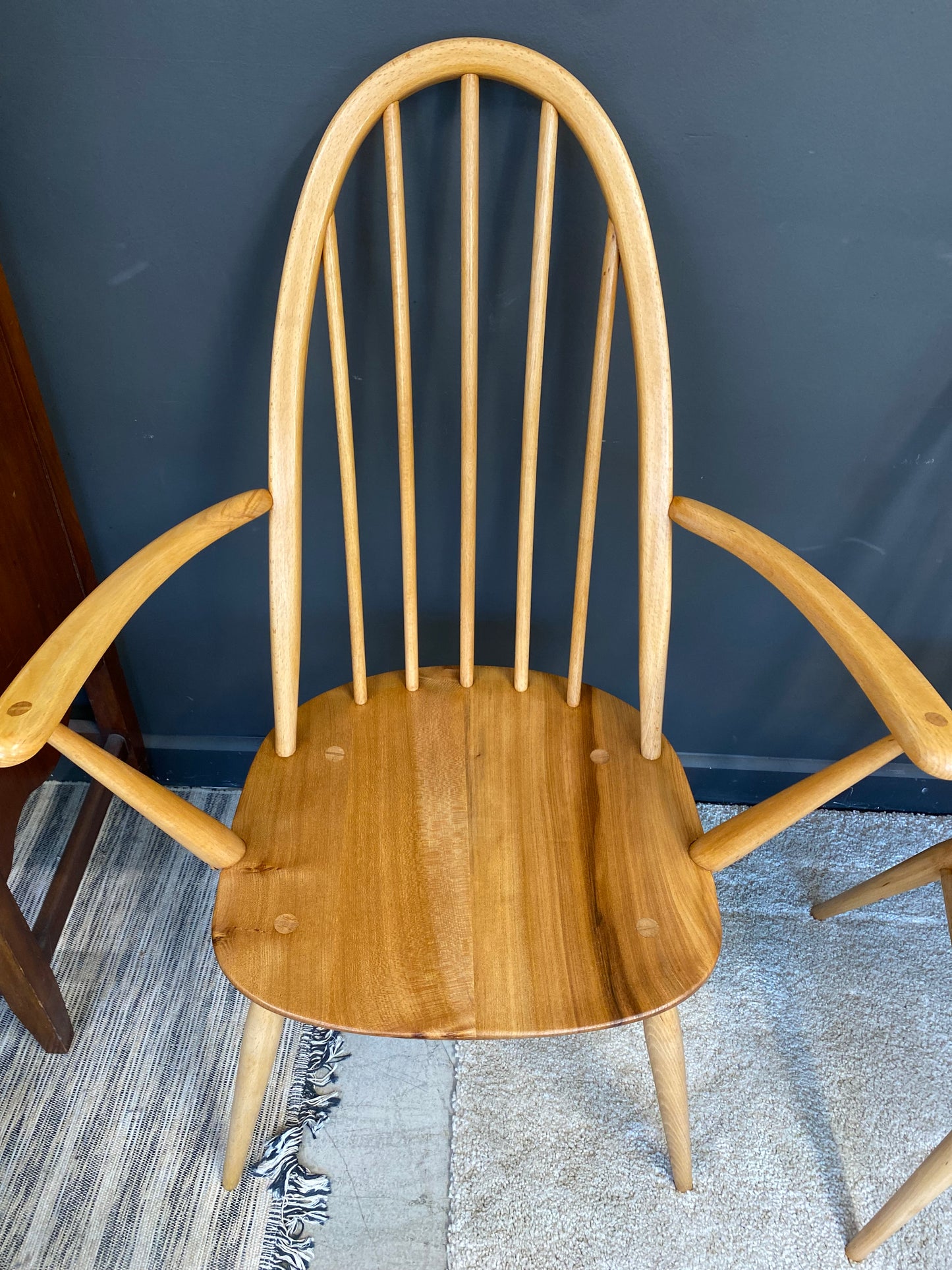 Pair of Refurbished Vintage Ercol Quaker Carver