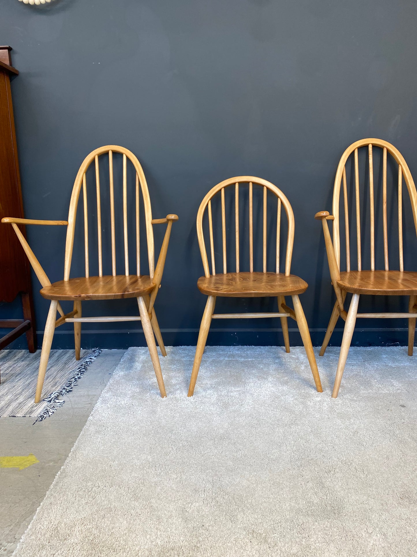 Pair of Refurbished Vintage Ercol Quaker Carver