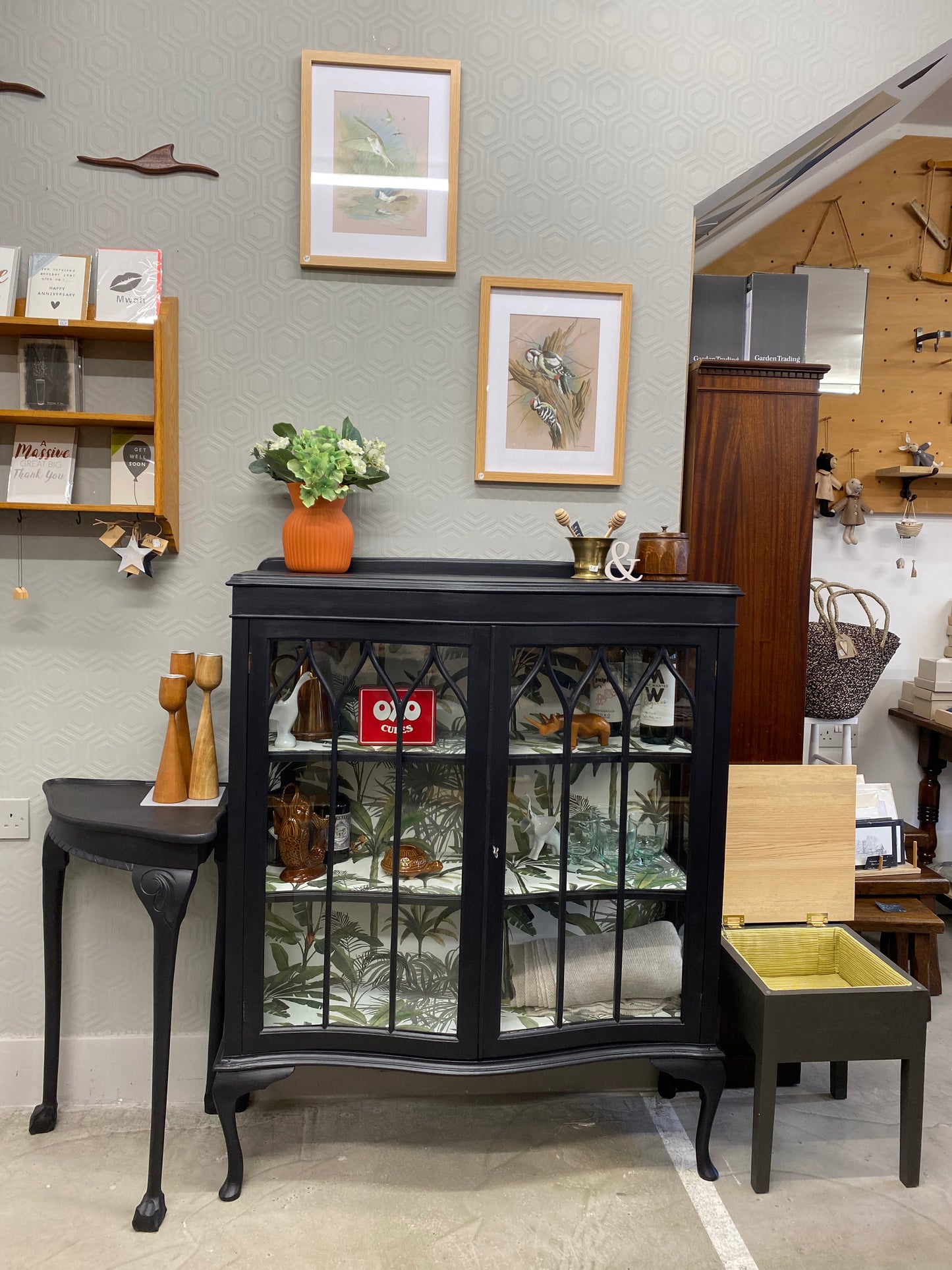 Vintage glass cabinet