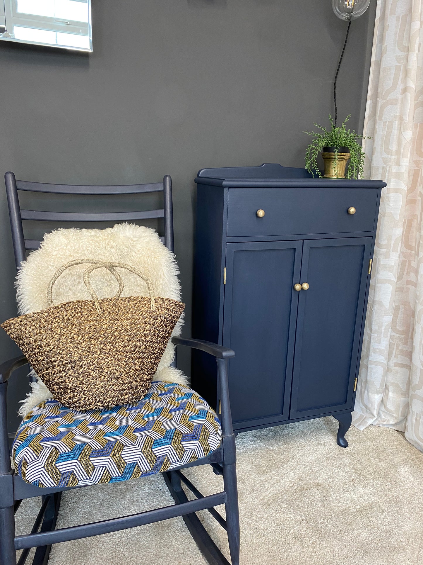 Vintage Style Slim Cabinet