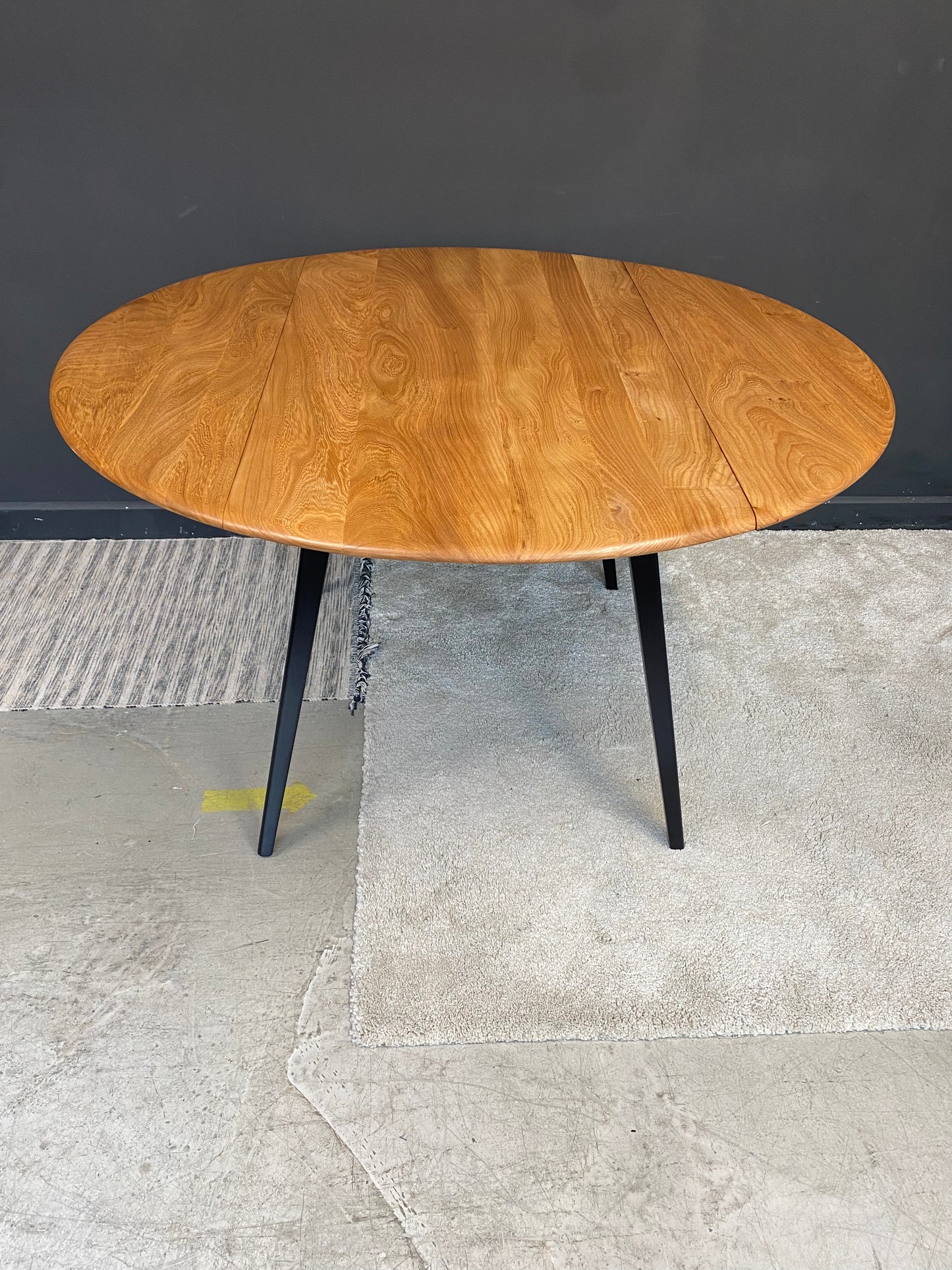 Mid century Ercol 383 with black base.