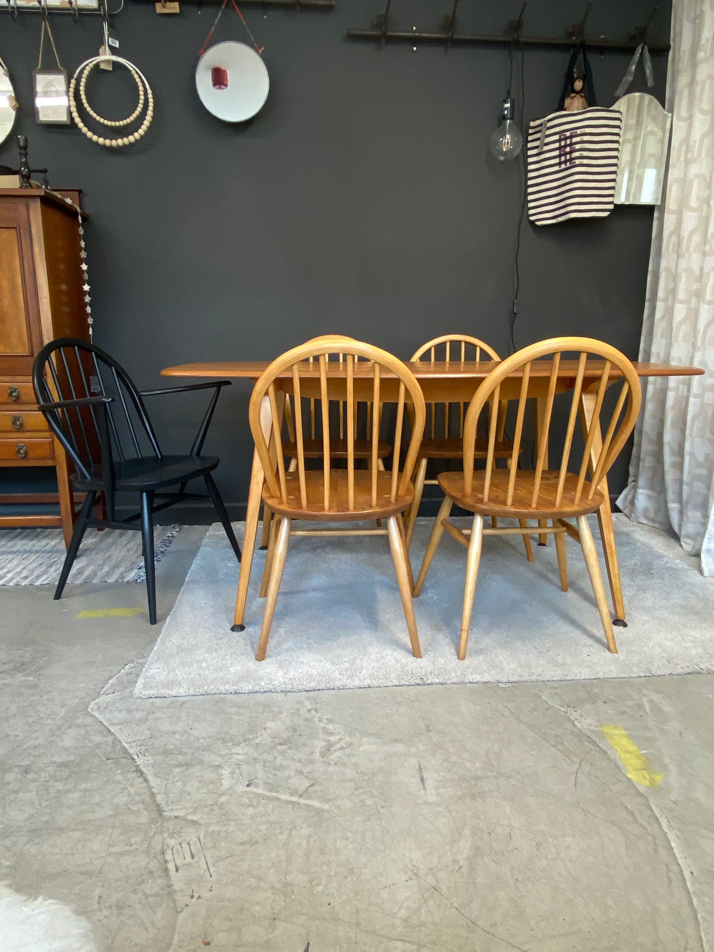 Restored Ercol Plank Table