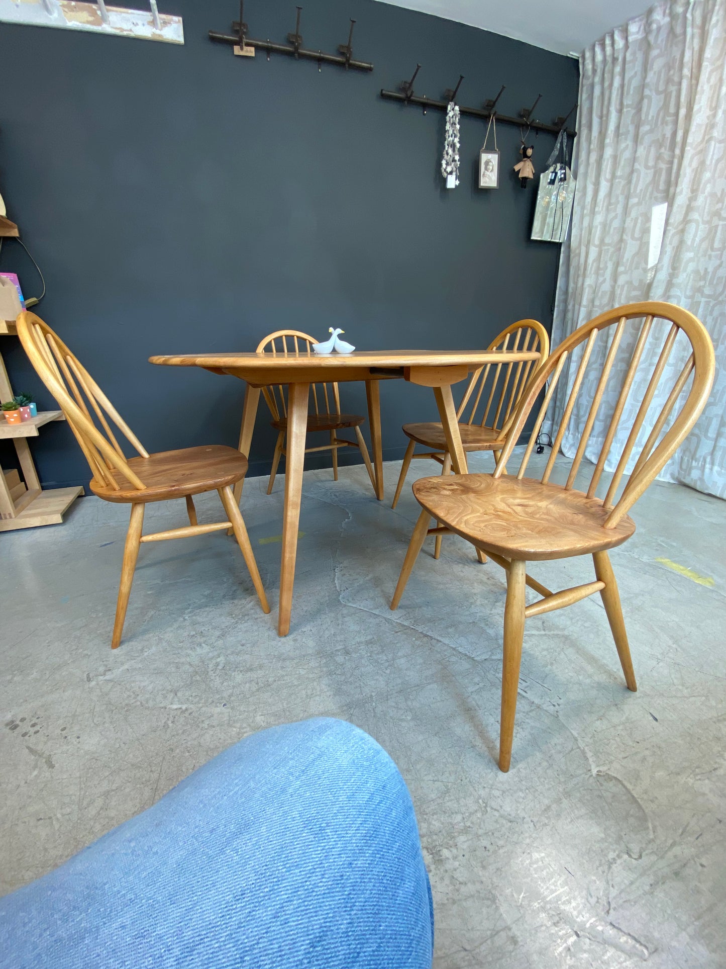 Set of 4 refurbished Ercol Windsor Chairs