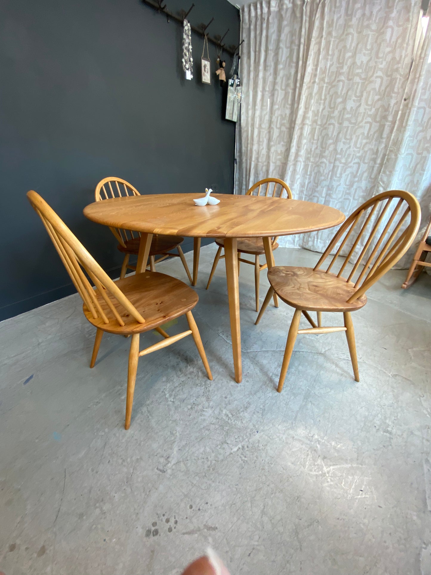 Set of 4 refurbished Ercol Windsor Chairs