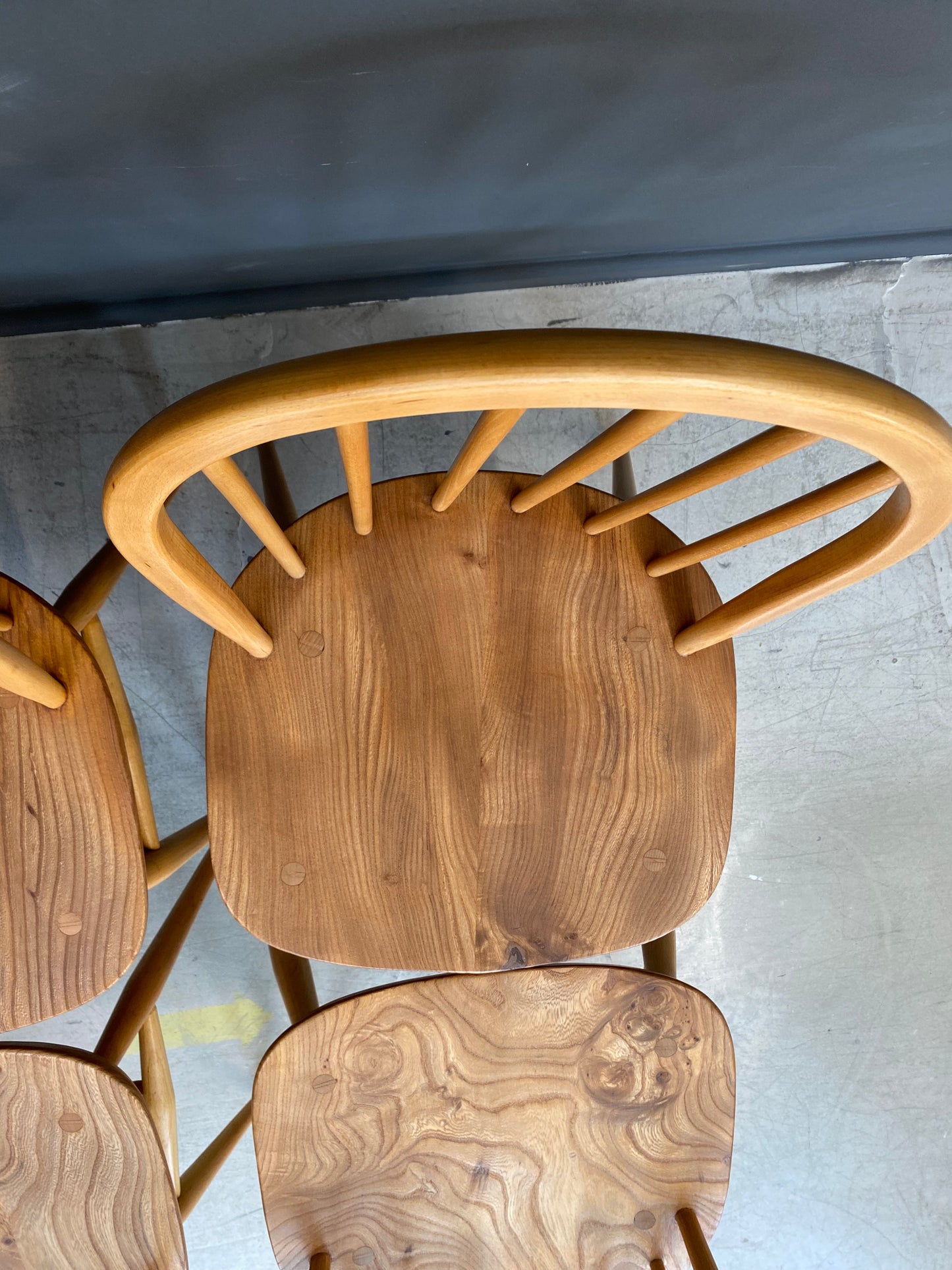 Set of 4 refurbished Ercol Windsor Chairs