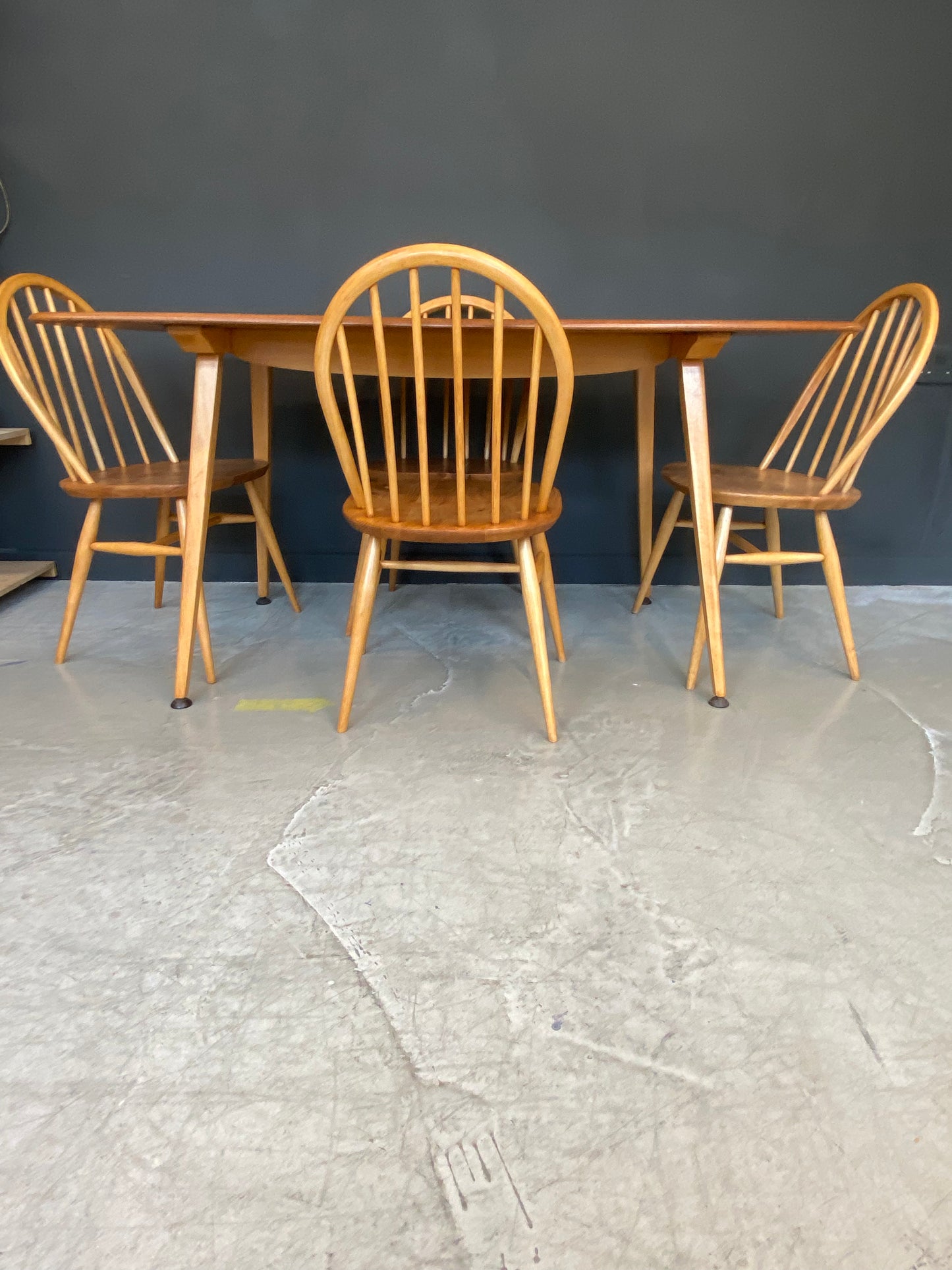 Set of 4 refurbished Ercol Windsor Chairs