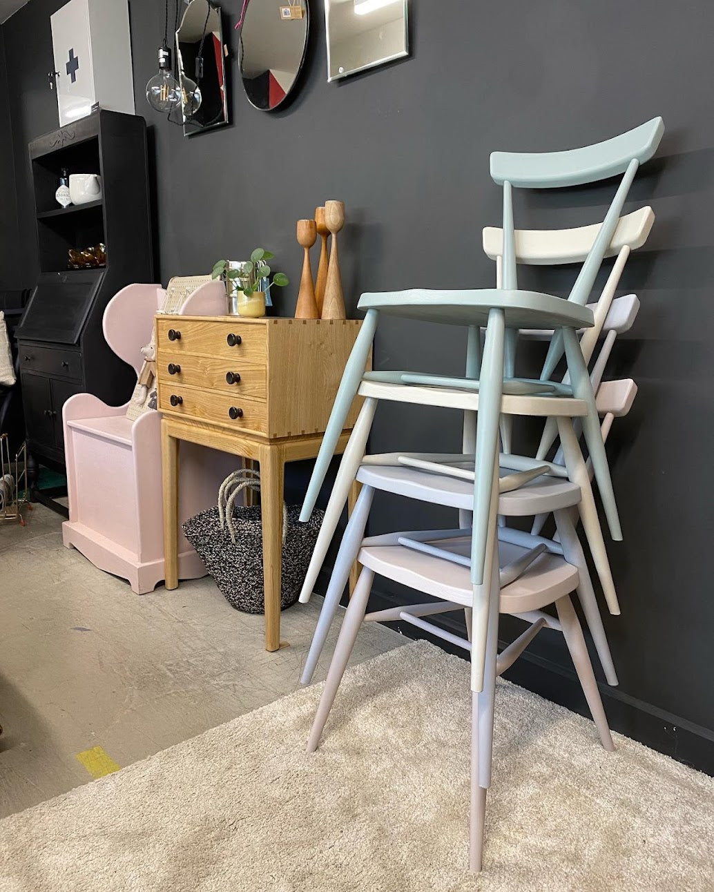 Ercol Stacking Chairs