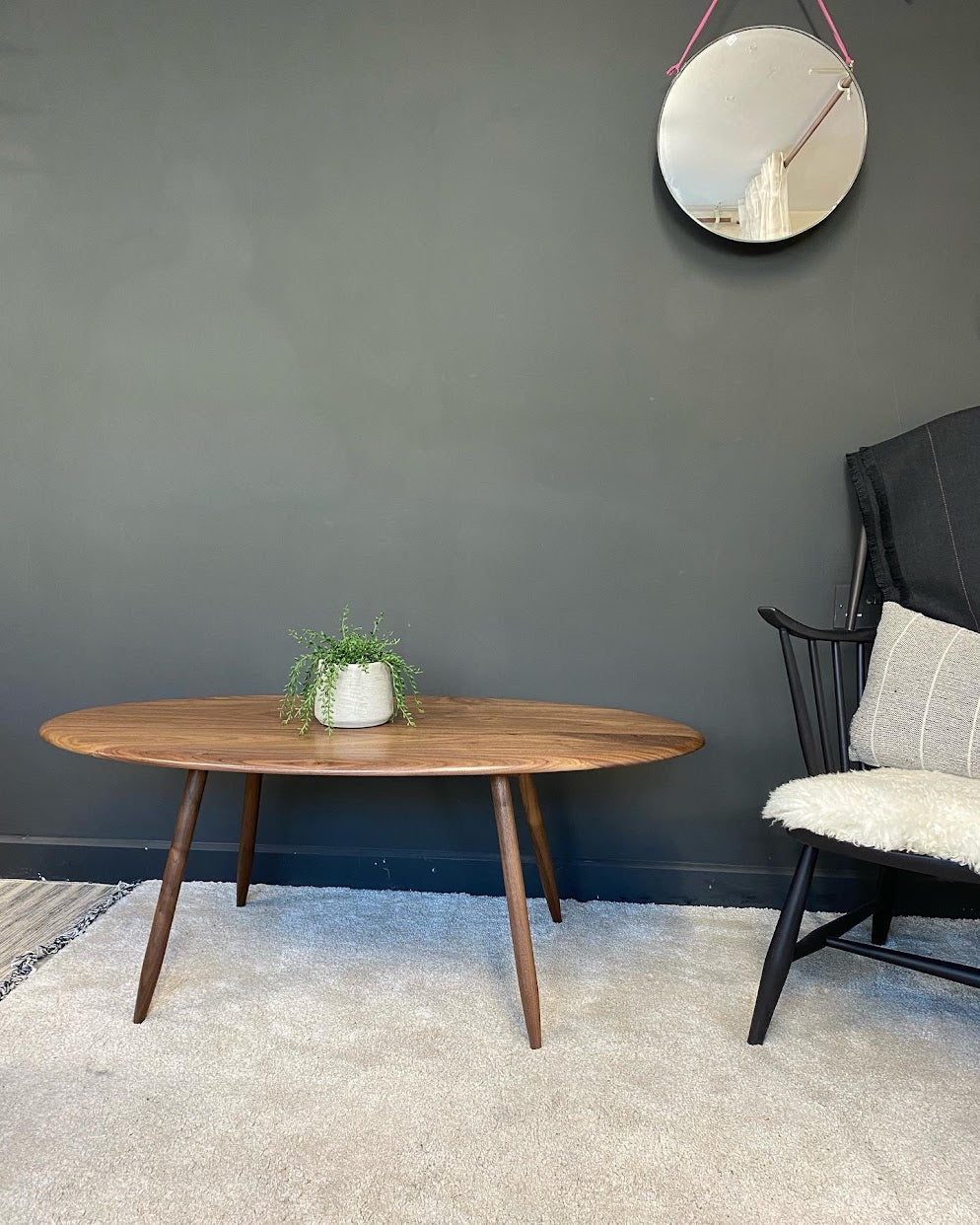 Walnut coffee table