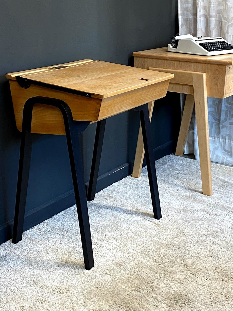 ESA vintage school desk and chair revamp
