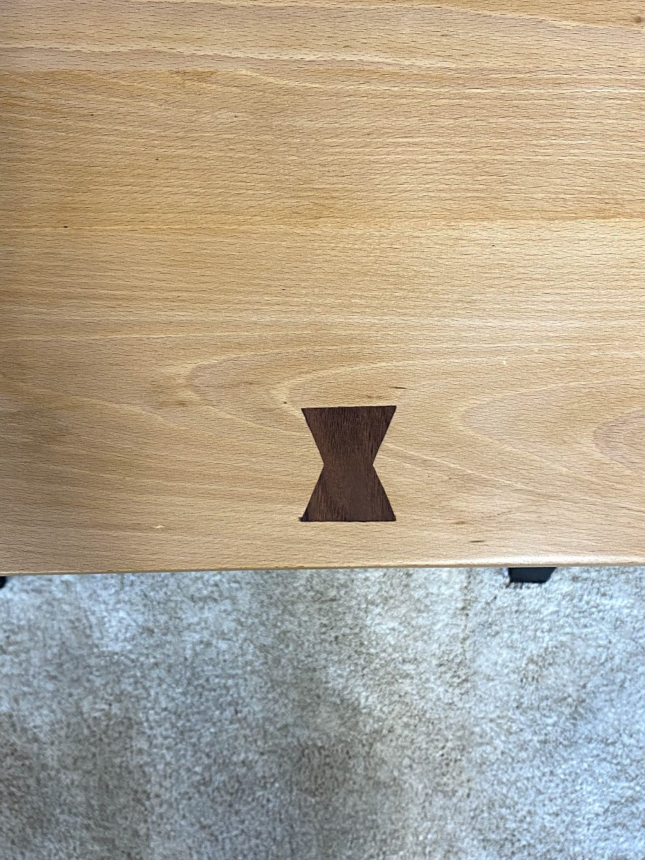 ESA vintage school desk and chair revamp