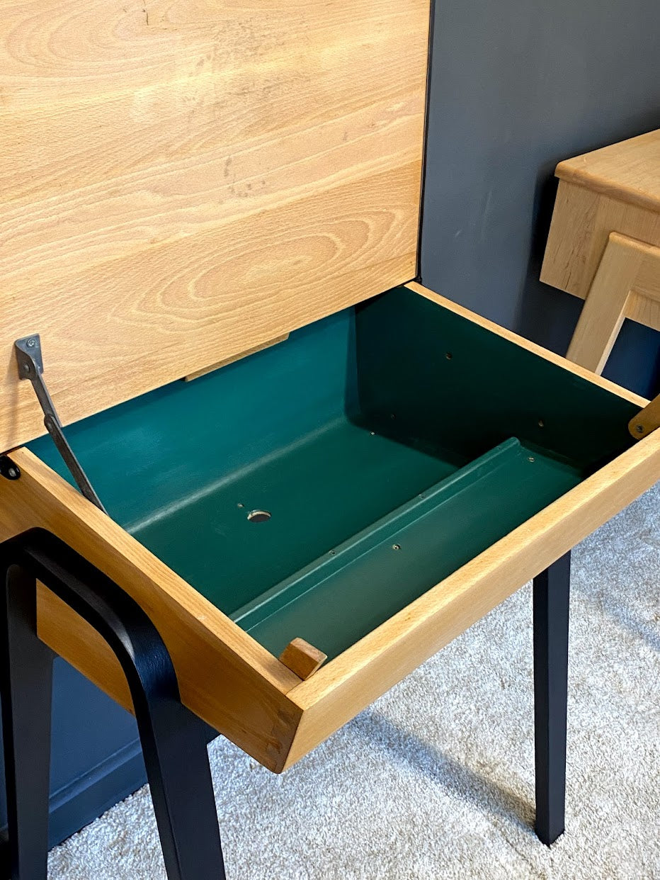ESA vintage school desk and chair revamp