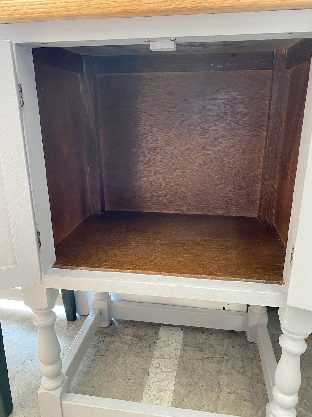 Vintage Old Charm Pedestal Cabinets