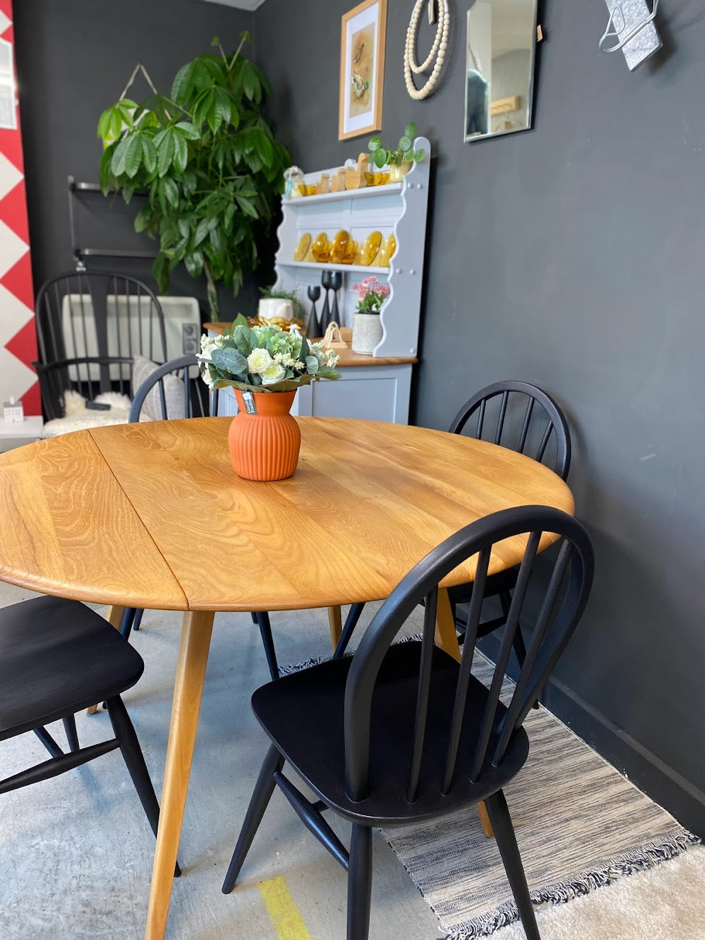 Mid Century Ercol drop leaf table model 383