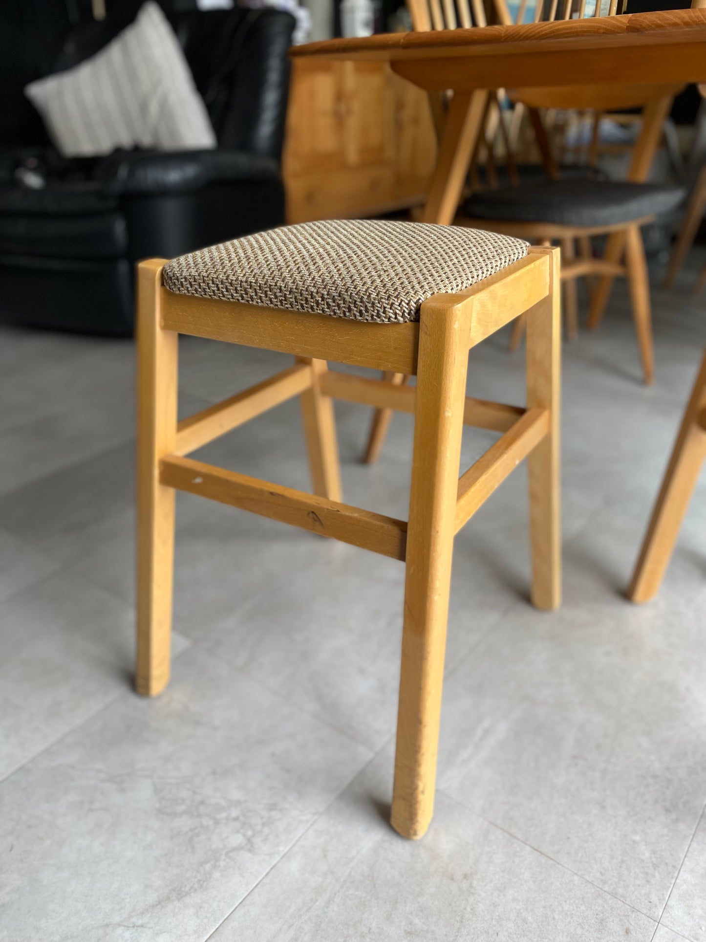 Pair of stacking stools