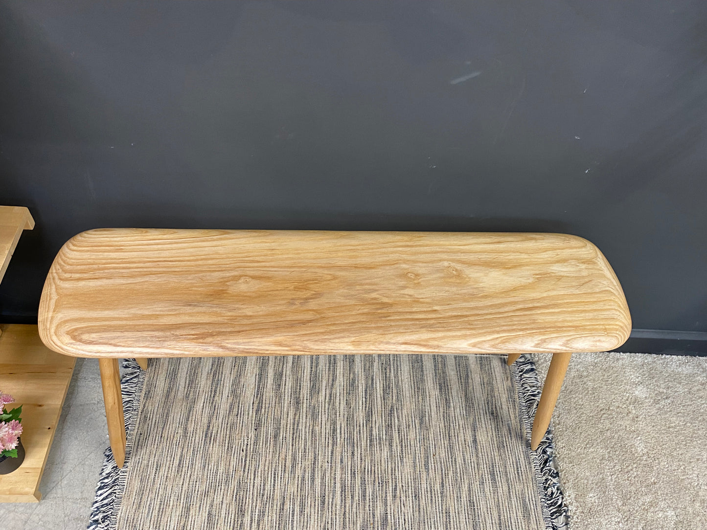 Large Solid Ash Bench