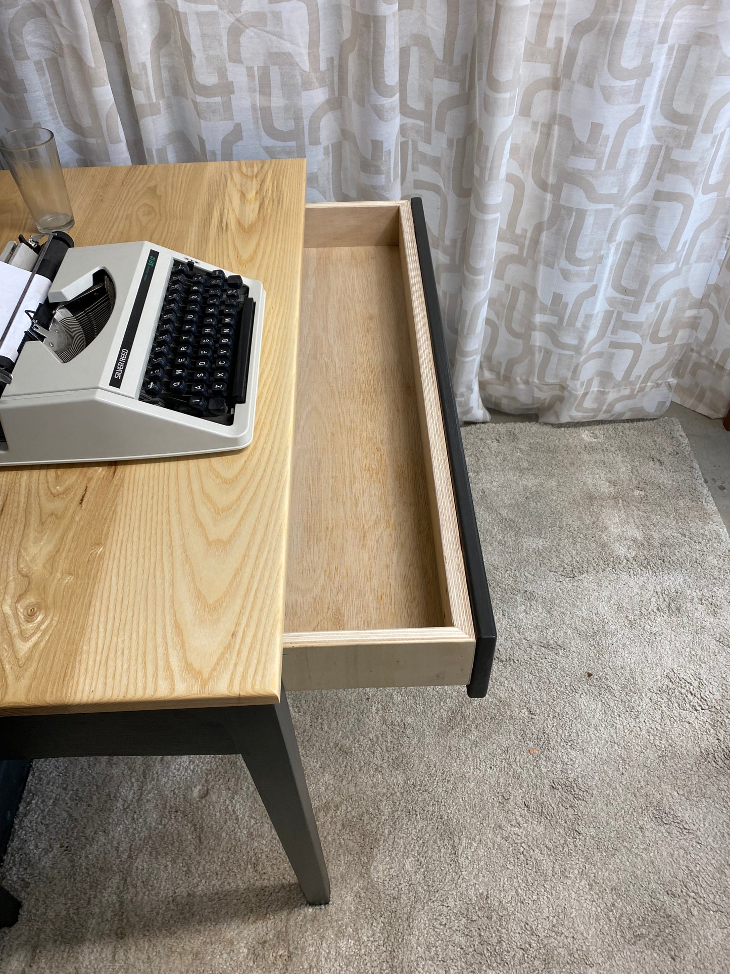 Mid century desk/console up-cycle