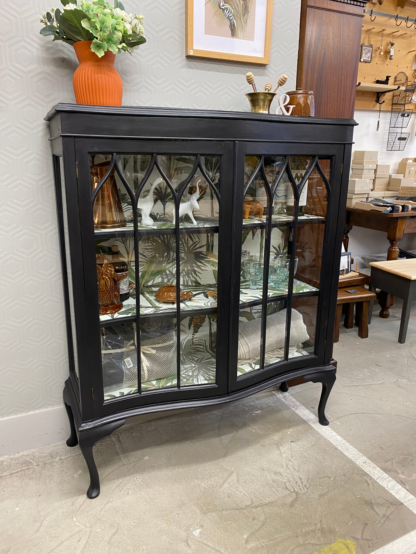 Vintage glass cabinet