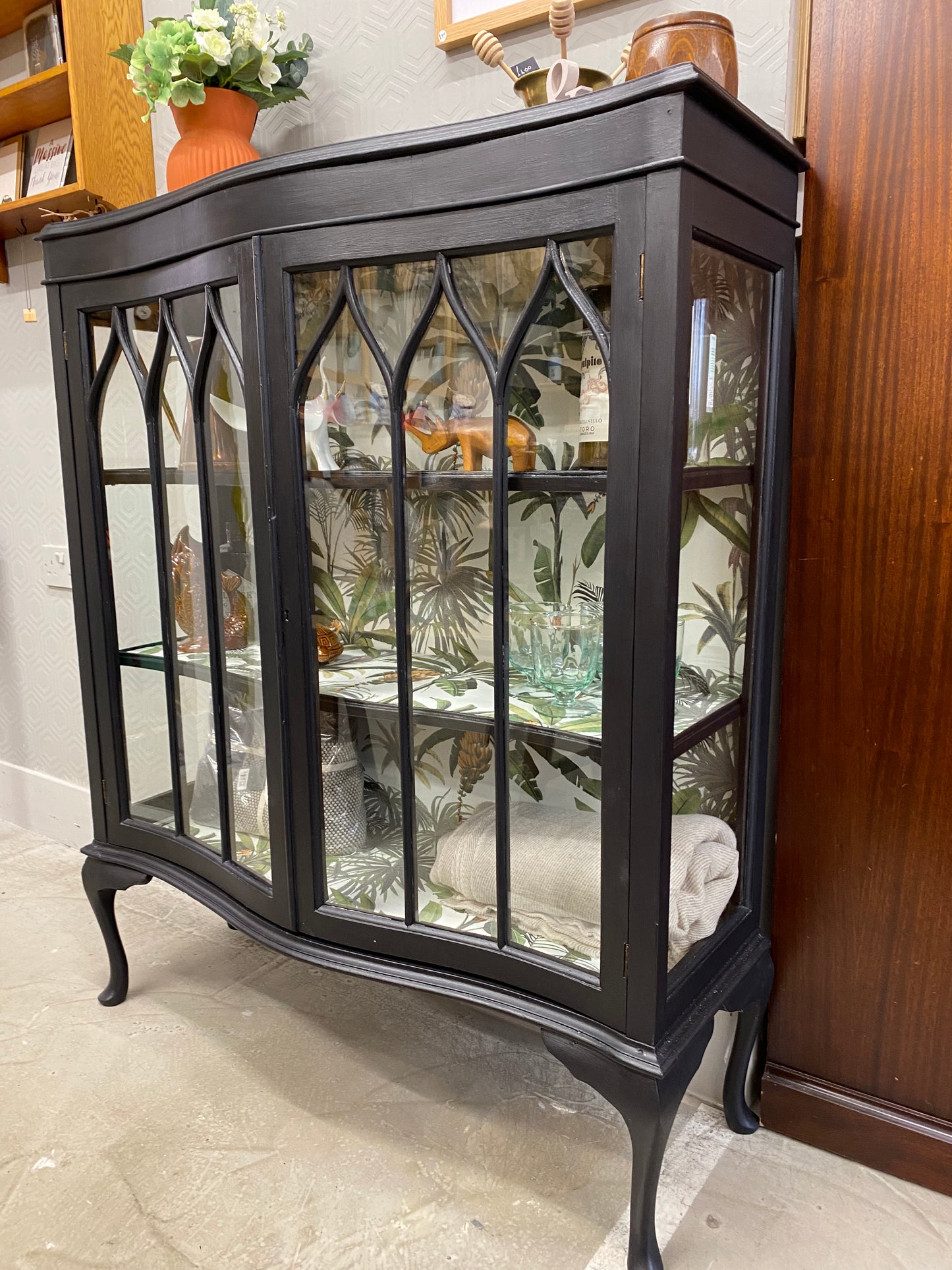 Vintage glass cabinet