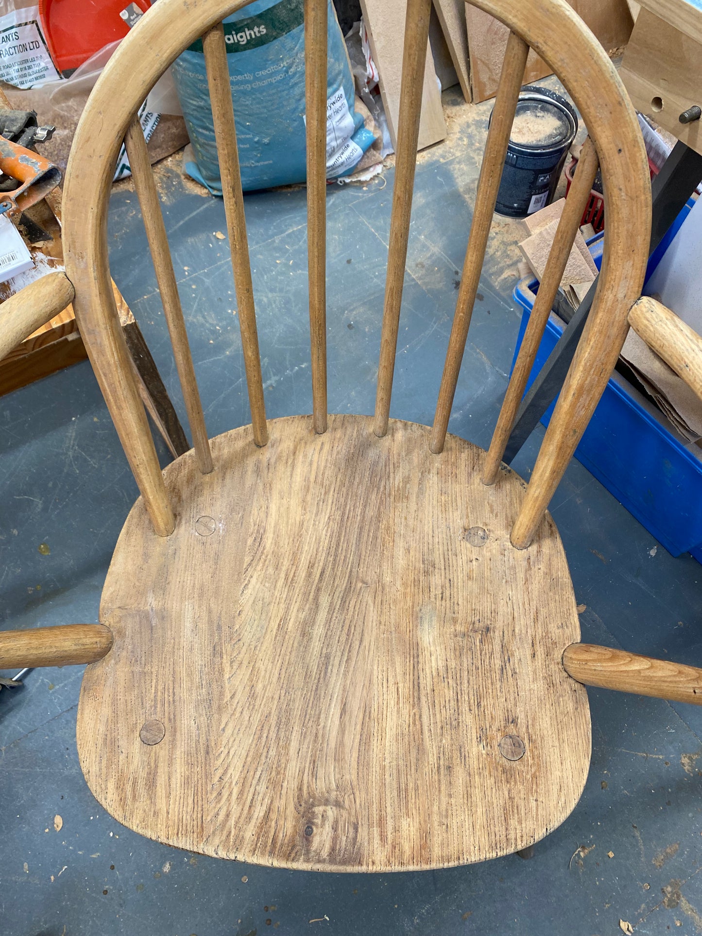 Vintage Ercol Windsor Carver Restored