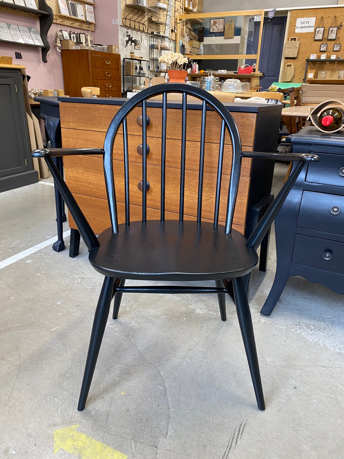 Vintage Ercol Windsor Carver Restored