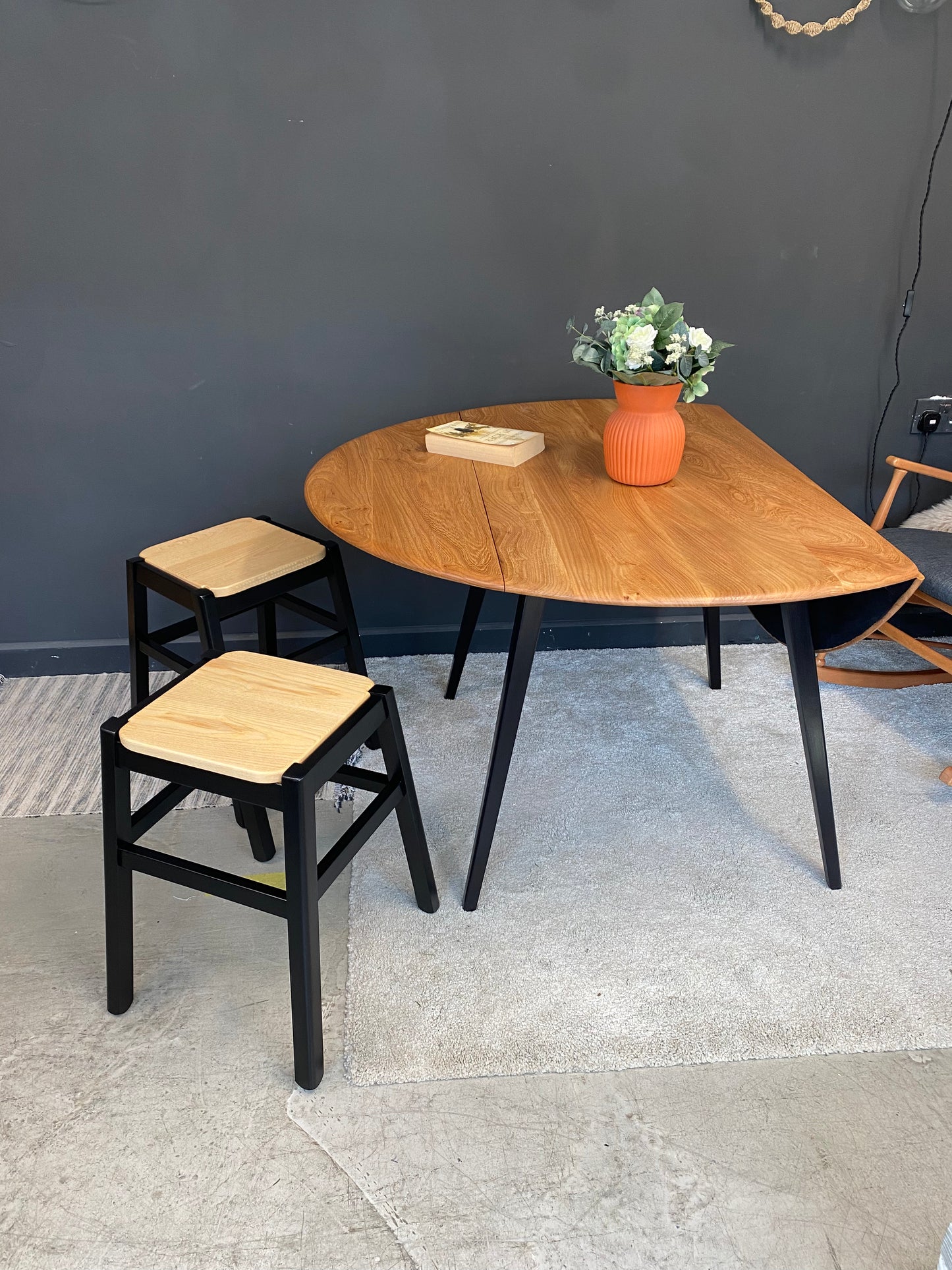 Pair of stacking stools