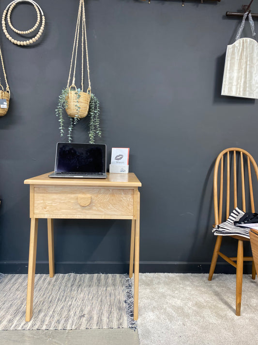 Mid century style desk in Solid Maple