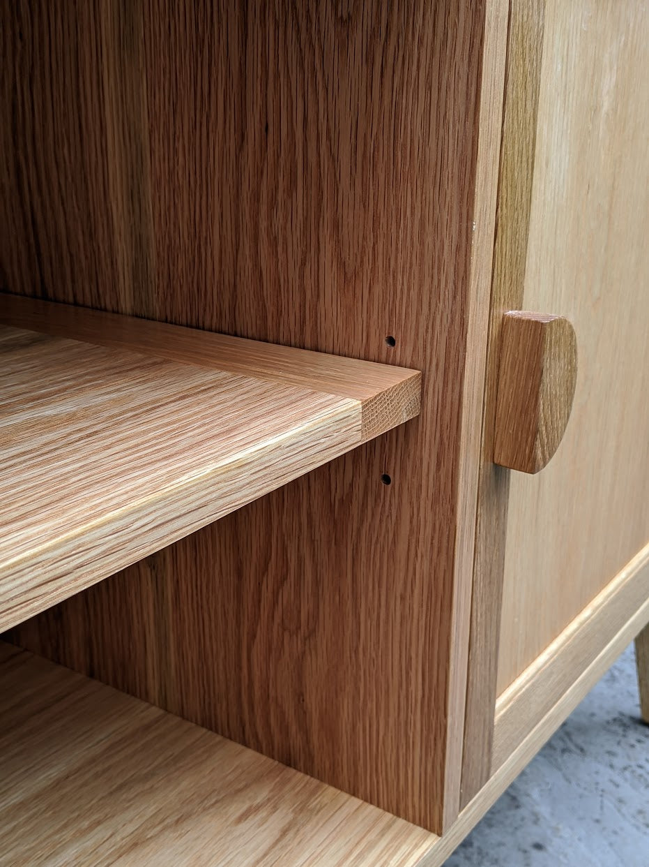 Handmade Oak Media Unit