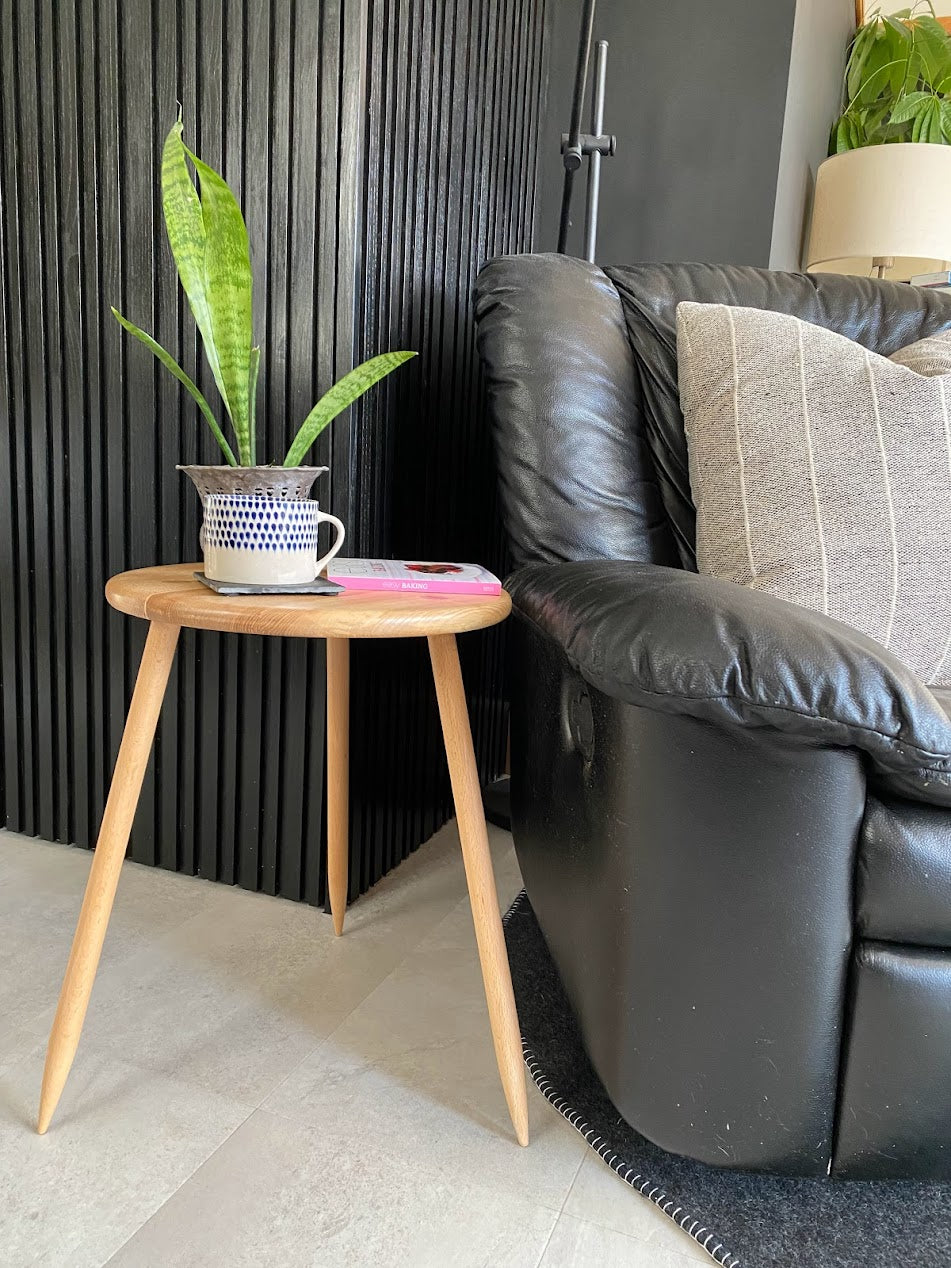 Handmade Solid Ash Side Table