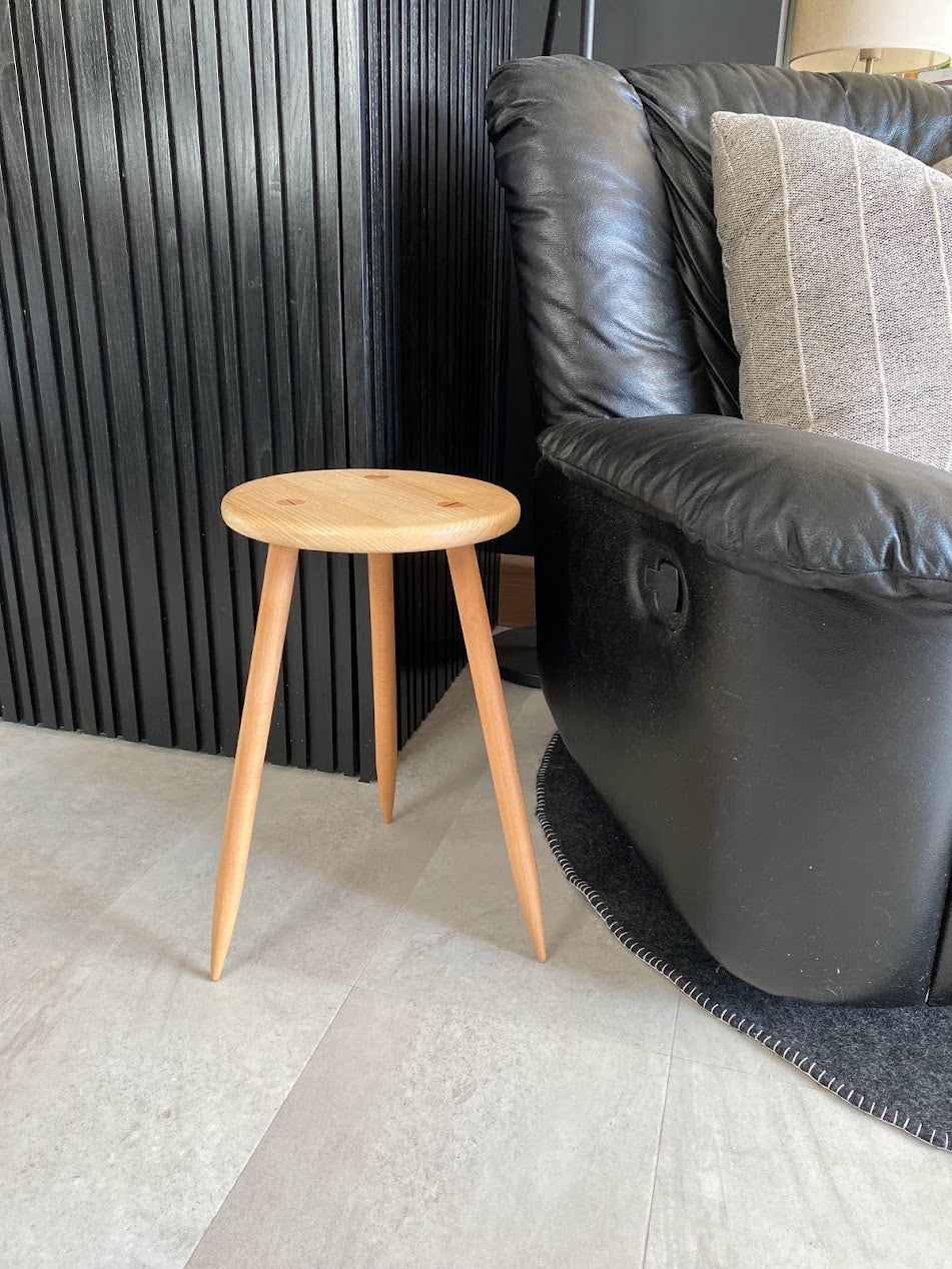 Small Handmade Solid Ash Side Table