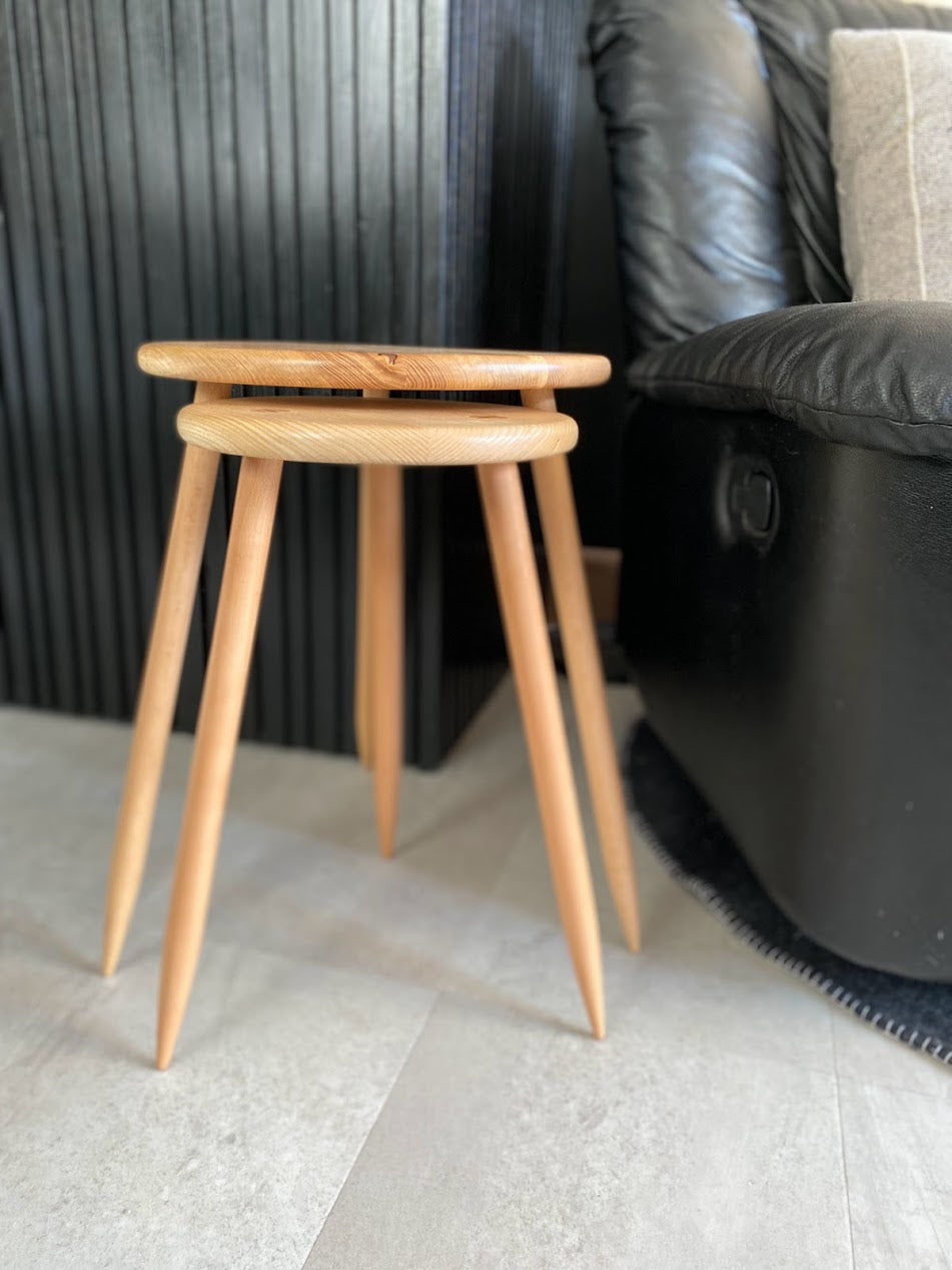 Handmade Solid Ash Side Table