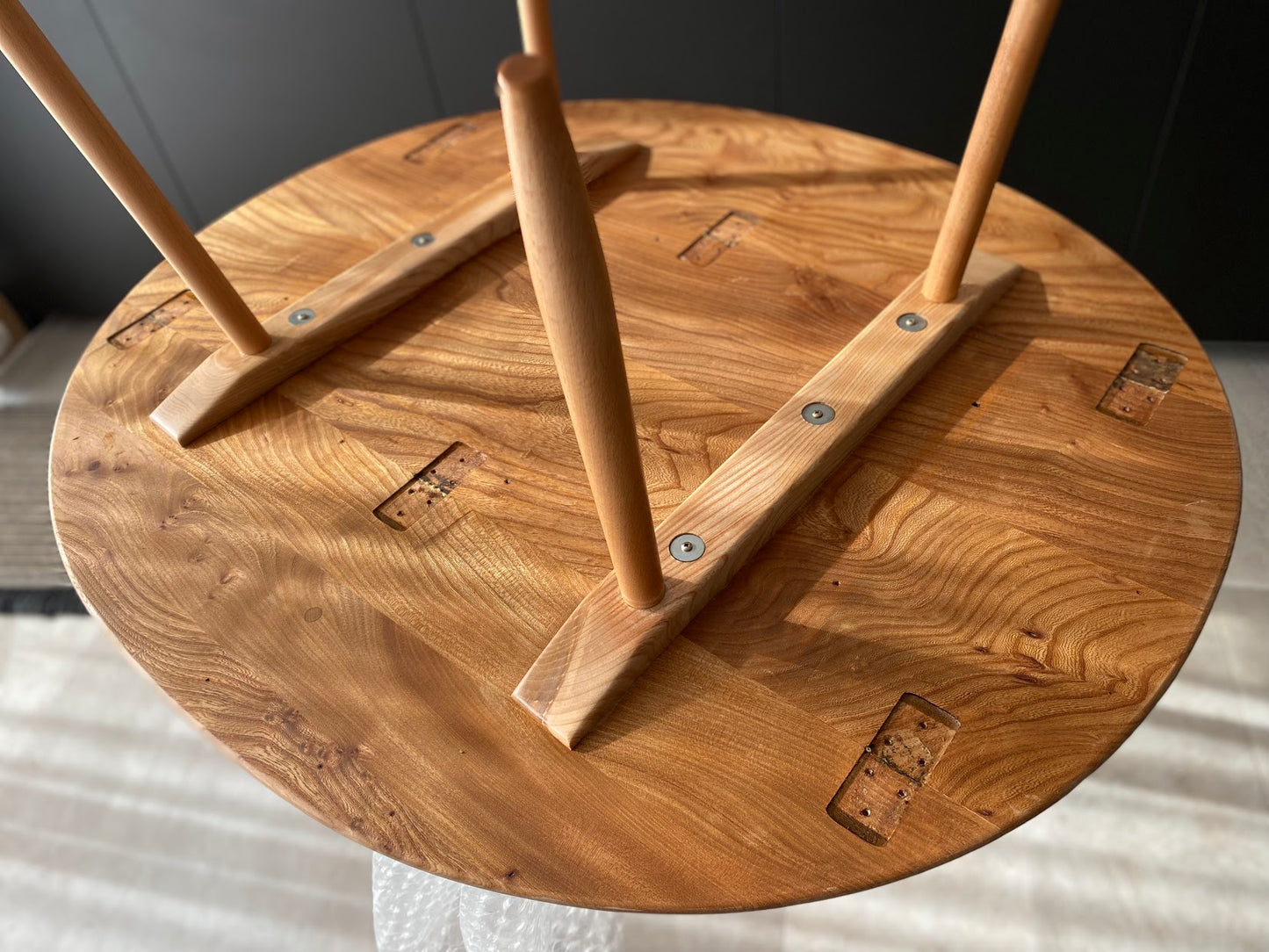 Handmade Elm Coffee Table Upcycle