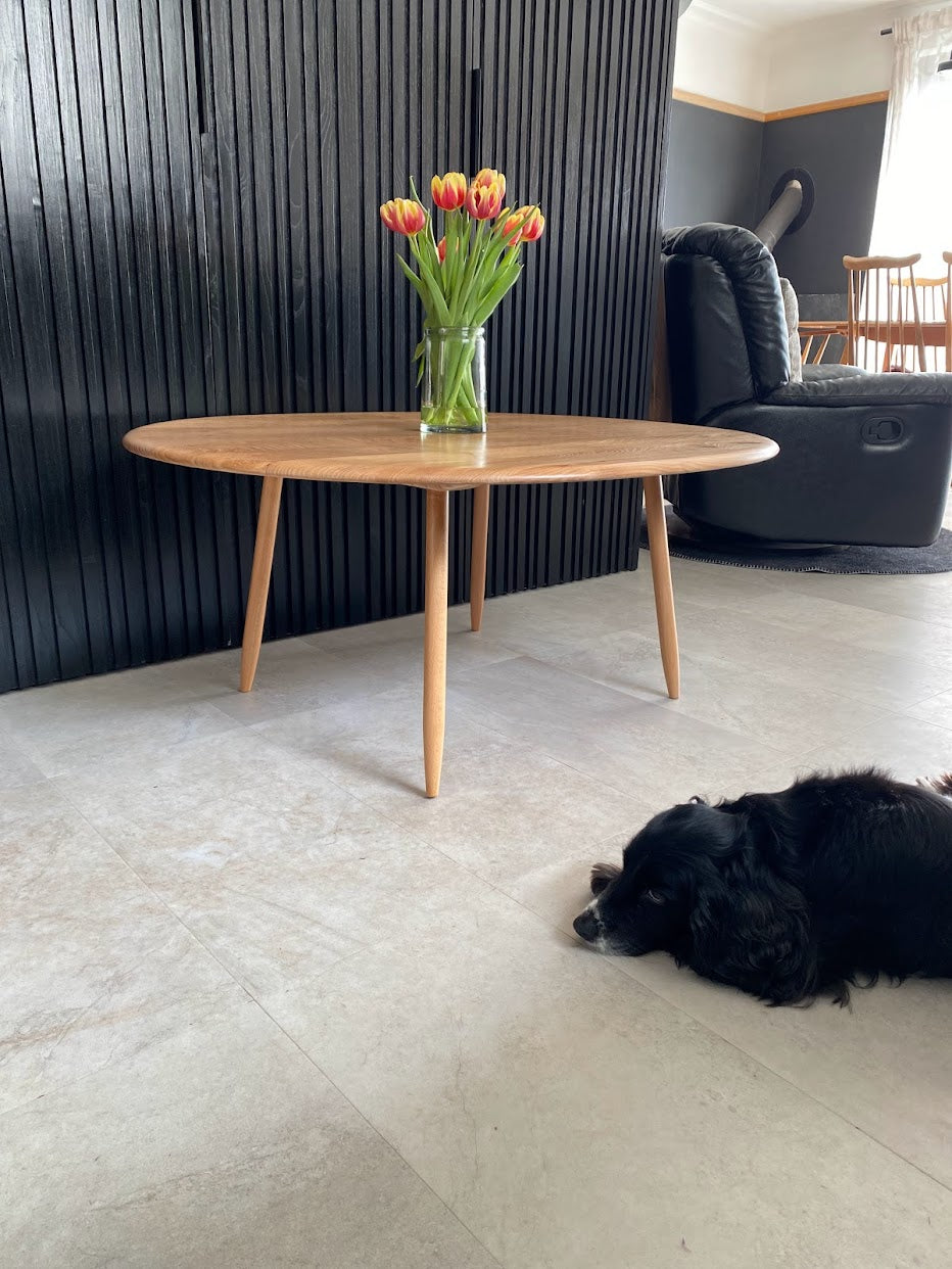 Handmade Elm Coffee Table Upcycle