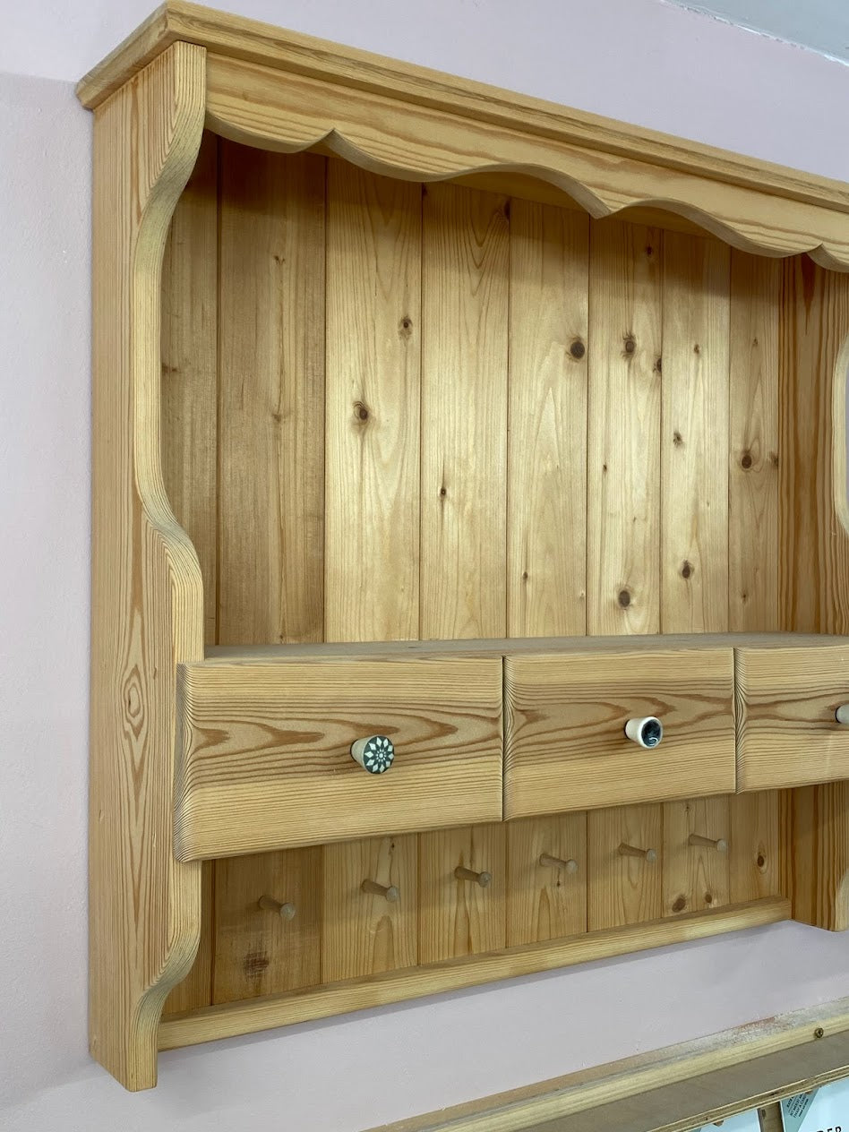 Handmade Pine wall unit