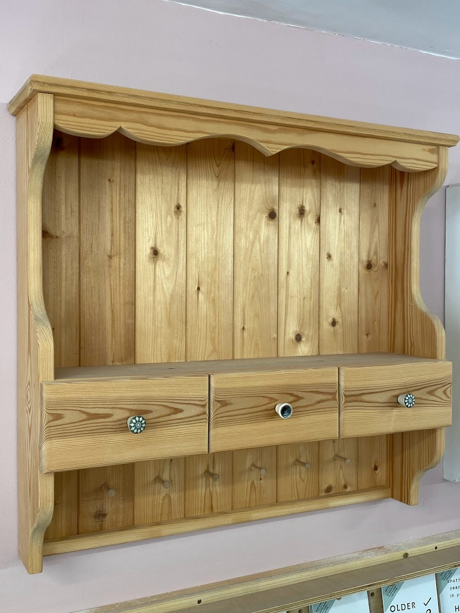 Handmade Pine wall unit